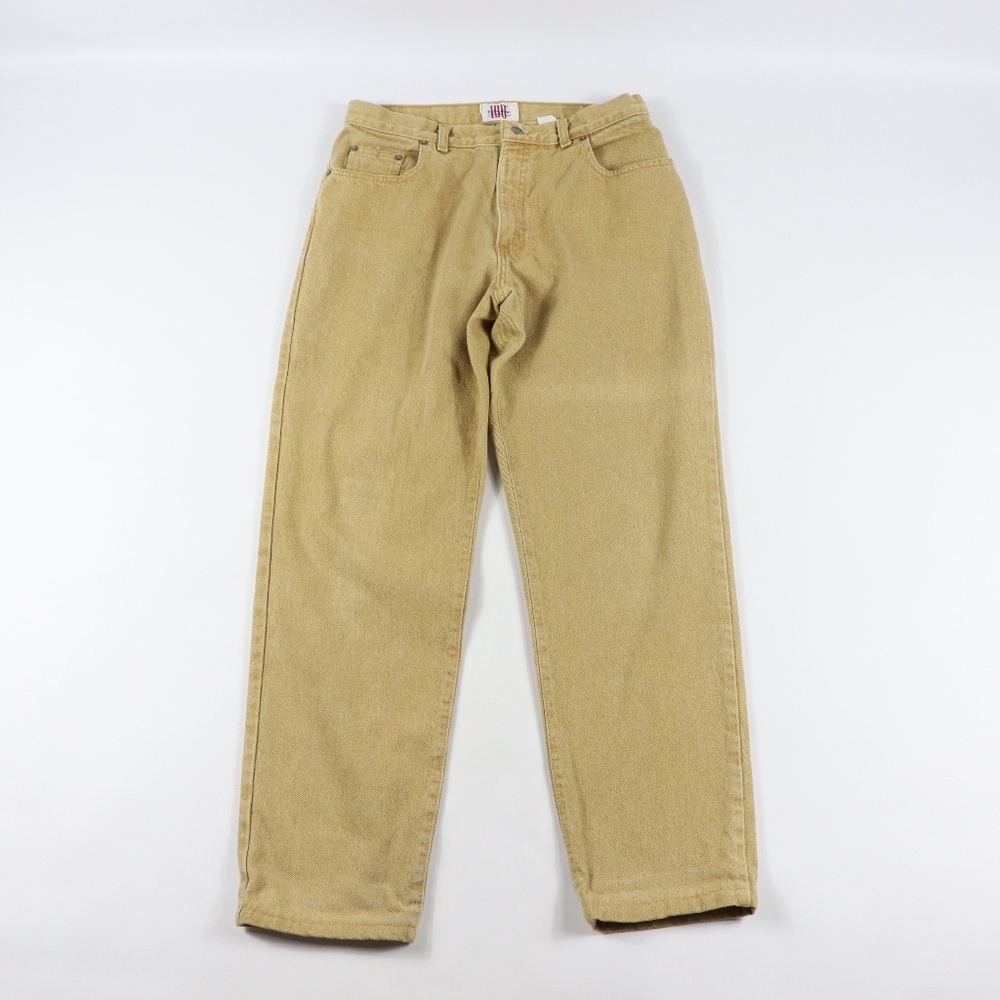 90s IOU Mens 32x32 Stone Wash Tapered Leg Jeans